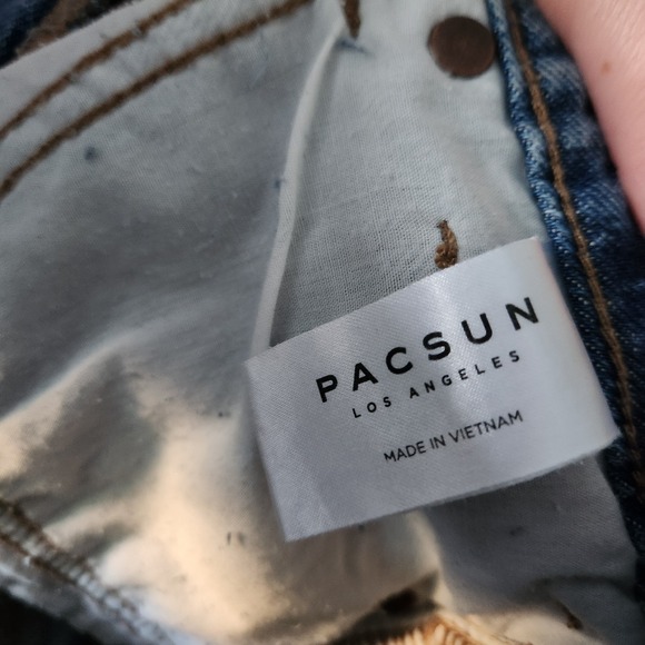 Pacsun Shorts Womens Size 26 High Rise Festival Shorts Distressed - Picture 9 of 12